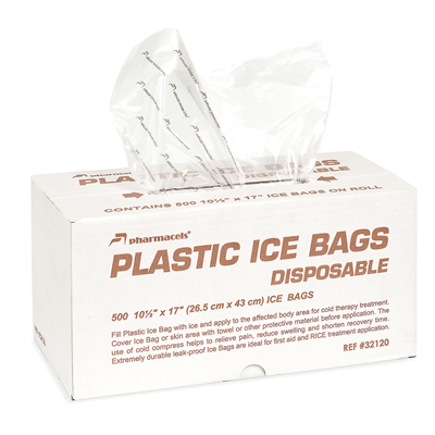 Pharmacels Disposable Plastic Ice Bags