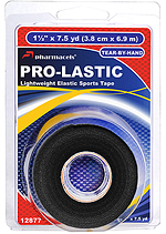 PRO-LASTIC Tape Black in retail package Pharmacels